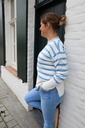 Striped Sweater - Blue/White