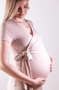 Summer 24’-  Wikkeljurk voor zwangerschap en borstvoeding - Taupe