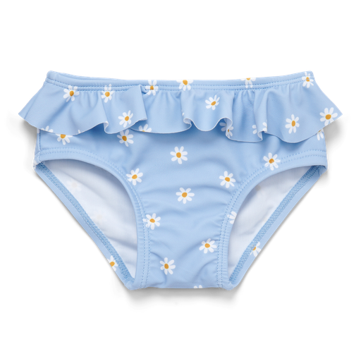  Swim Collection - Bikini Short with ruffle Daisy blue 