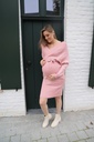 WINTER 23' - CROSS DRESS MIDI PINK