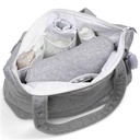 Chevron light grey melange verzorgingstas