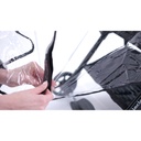 Leclerc Baby Rain Cover Black /Transparant