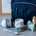 Stapelbare doseerdozen voor melk -  grijs