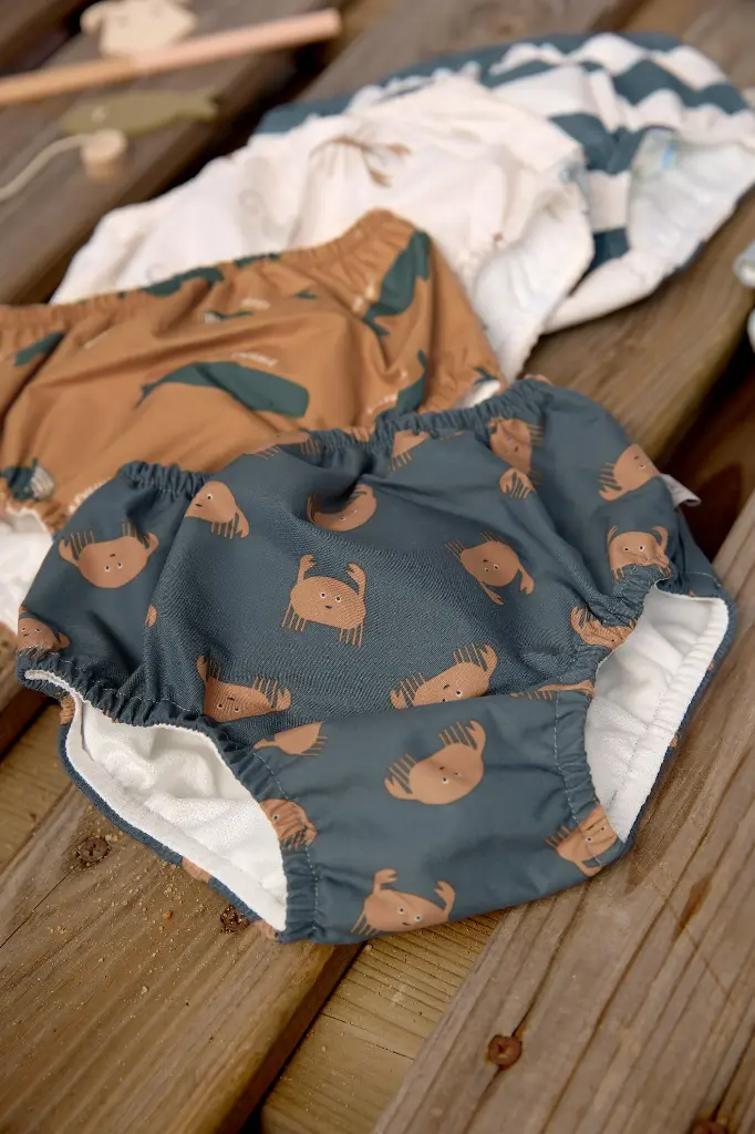 LSF Swim Diaper Crabs blue