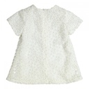 Dress Hase - Off White/Gold Strik