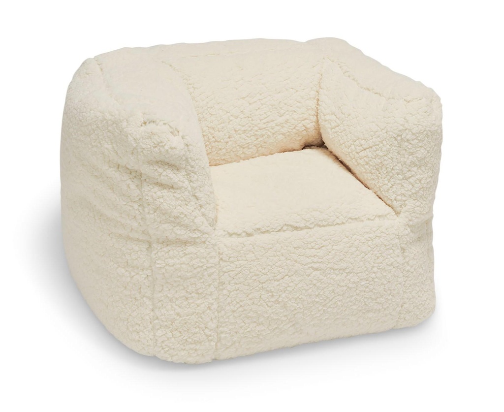 Fauteuil Beanbag Teddy Cream White