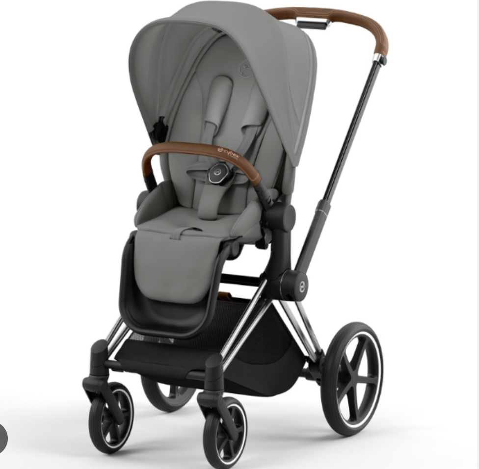 Cybex Priam onderstel chrome + zitting grey