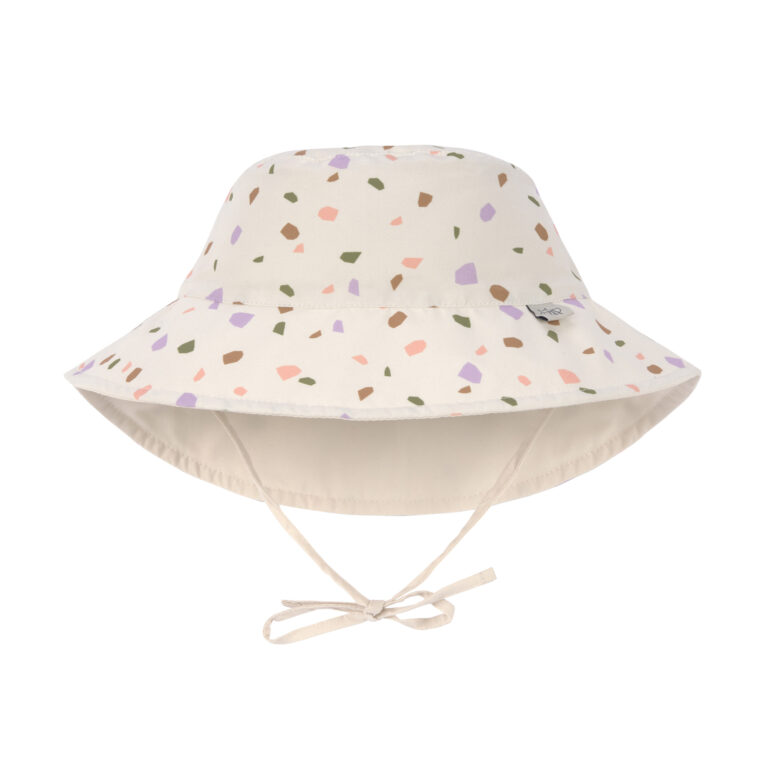 LSF Sun Protection Bucket Hat Pebbles multicolor/milky