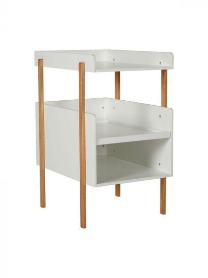 LUIERTAFEL VINTAGE- WHITE/NATURAL