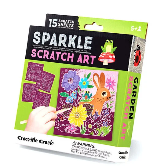 Sparkle Scratch art/garden