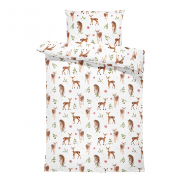 Bamboo bedding cover set L - stones beige fawns, fawns