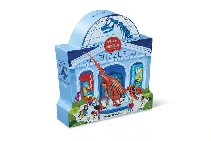 48 pc puzzle Day at the museum/ dinosaur