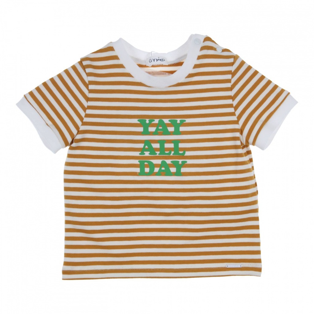 T-shirt Pedro Yay all Day - Ochre