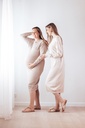 Summer 24’-  Long Knit Dress Ivory - TU