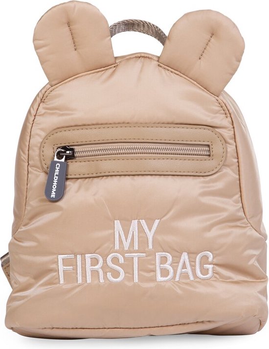 KIDS MY FIRST BAG PUFFERED BEIGE