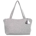 Chevron light grey melange verzorgingstas