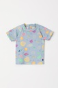 unisex zwem tshirt schelpen print