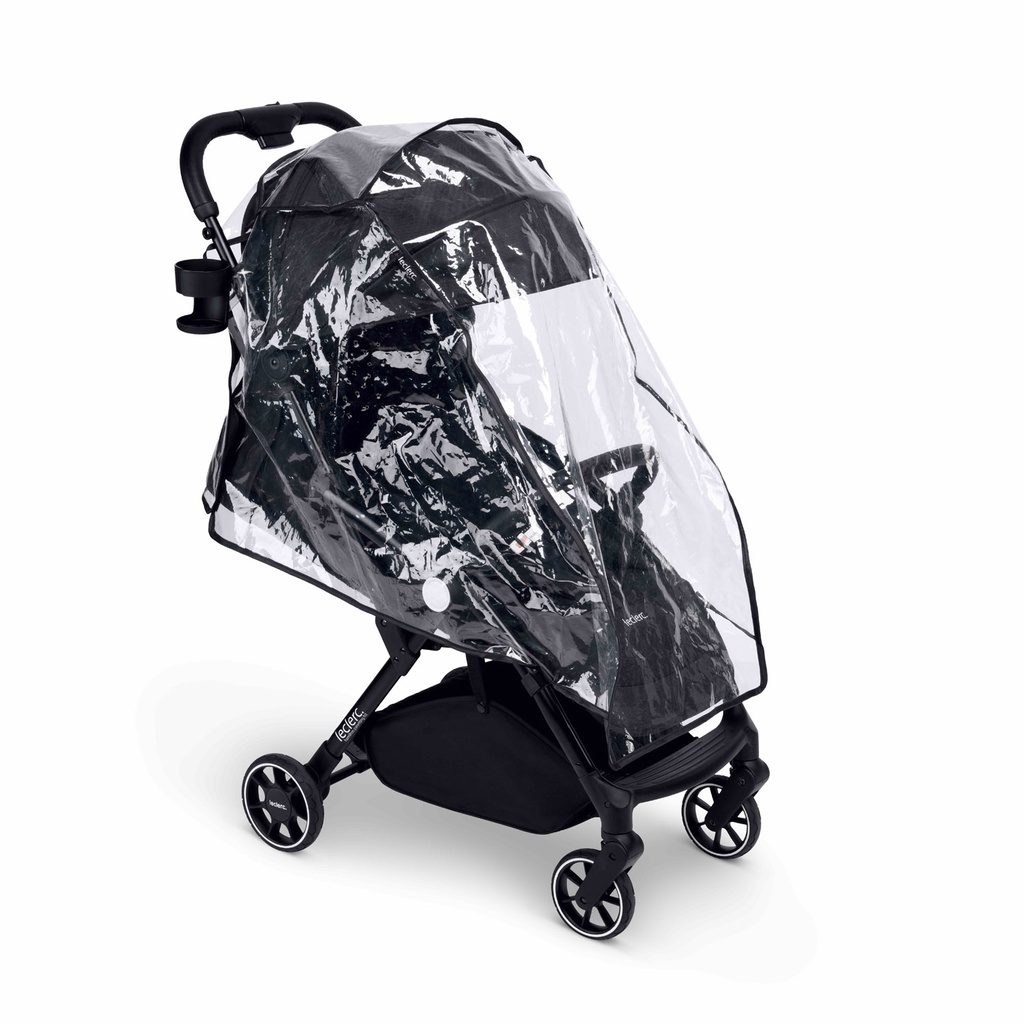 Leclerc Baby Rain Cover Black /Transparant