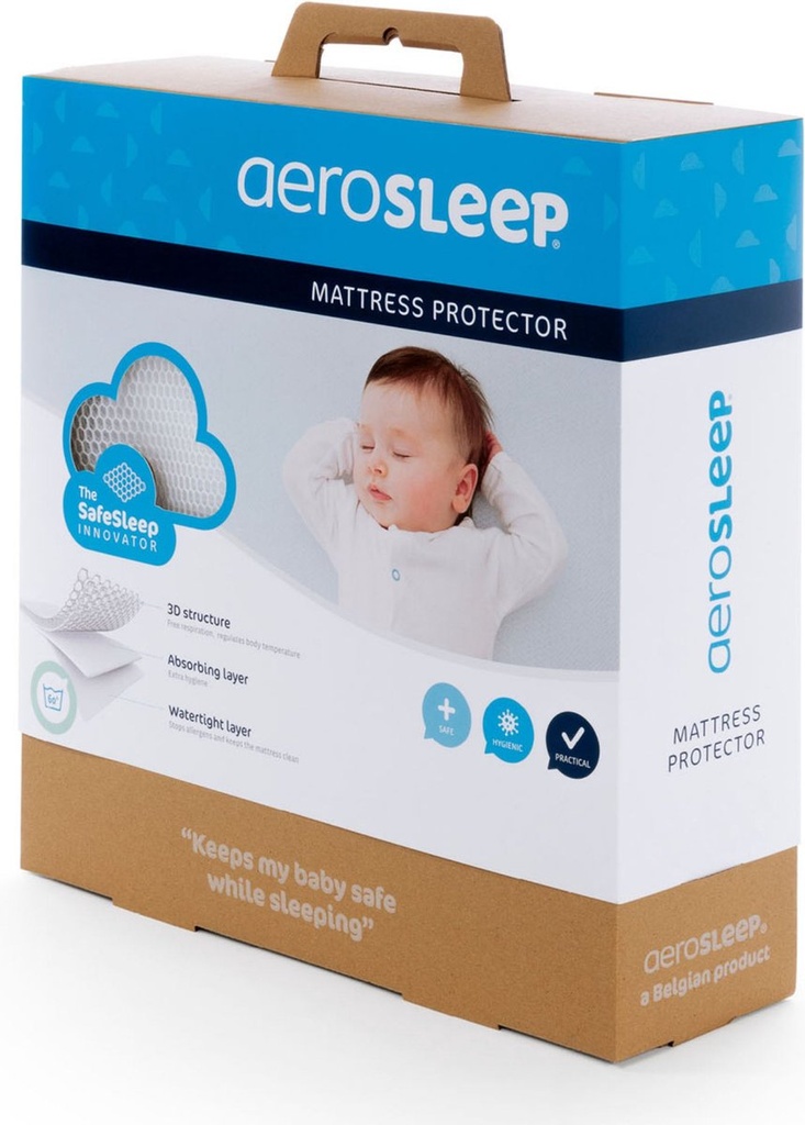Aerosleep Sleep Safe Mattress Protector 120 60