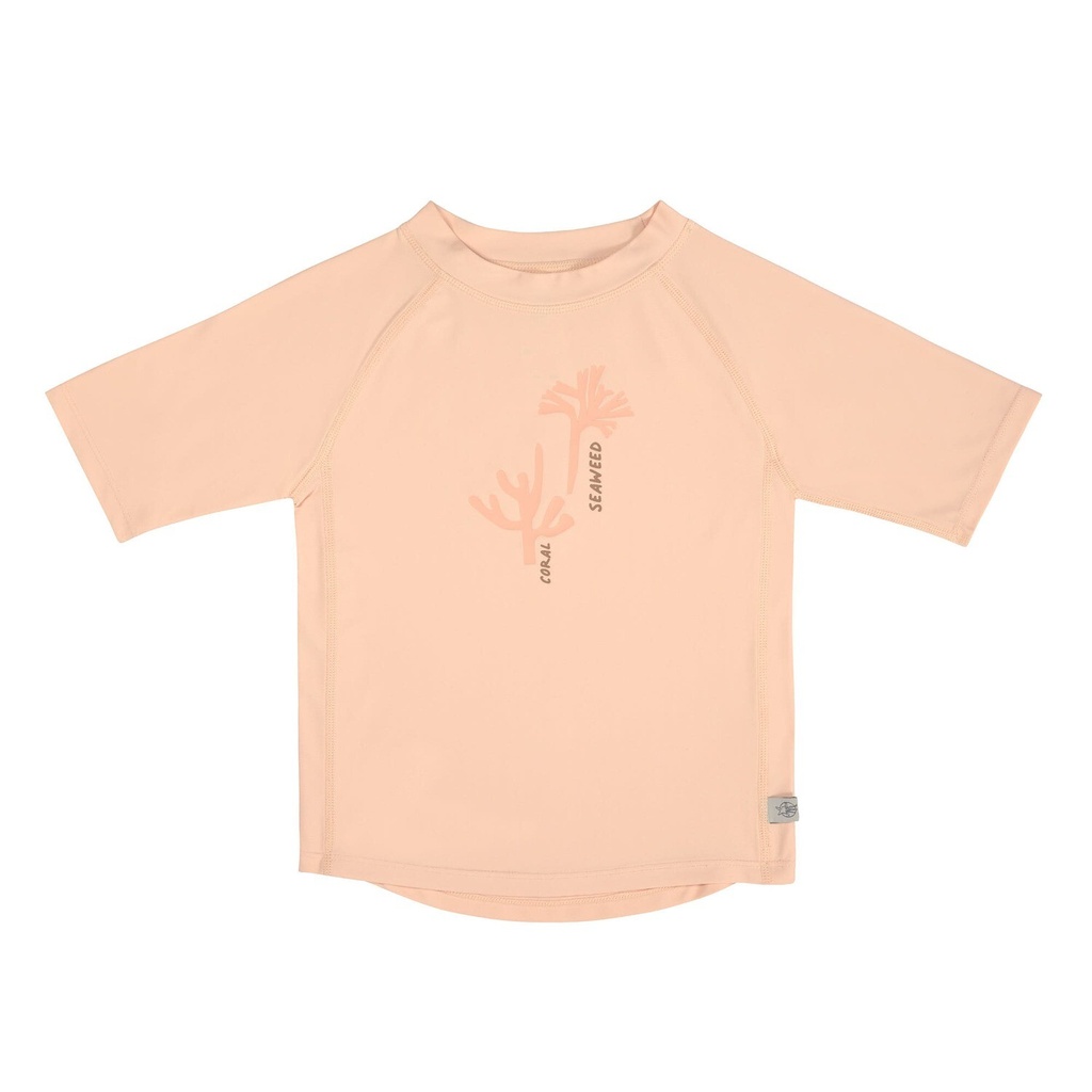 LSF Short Sleeve Rashguard Corals peach rose