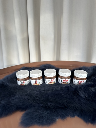 Nutella 5x mini potje 25g - Wil je mijn peter zijn?