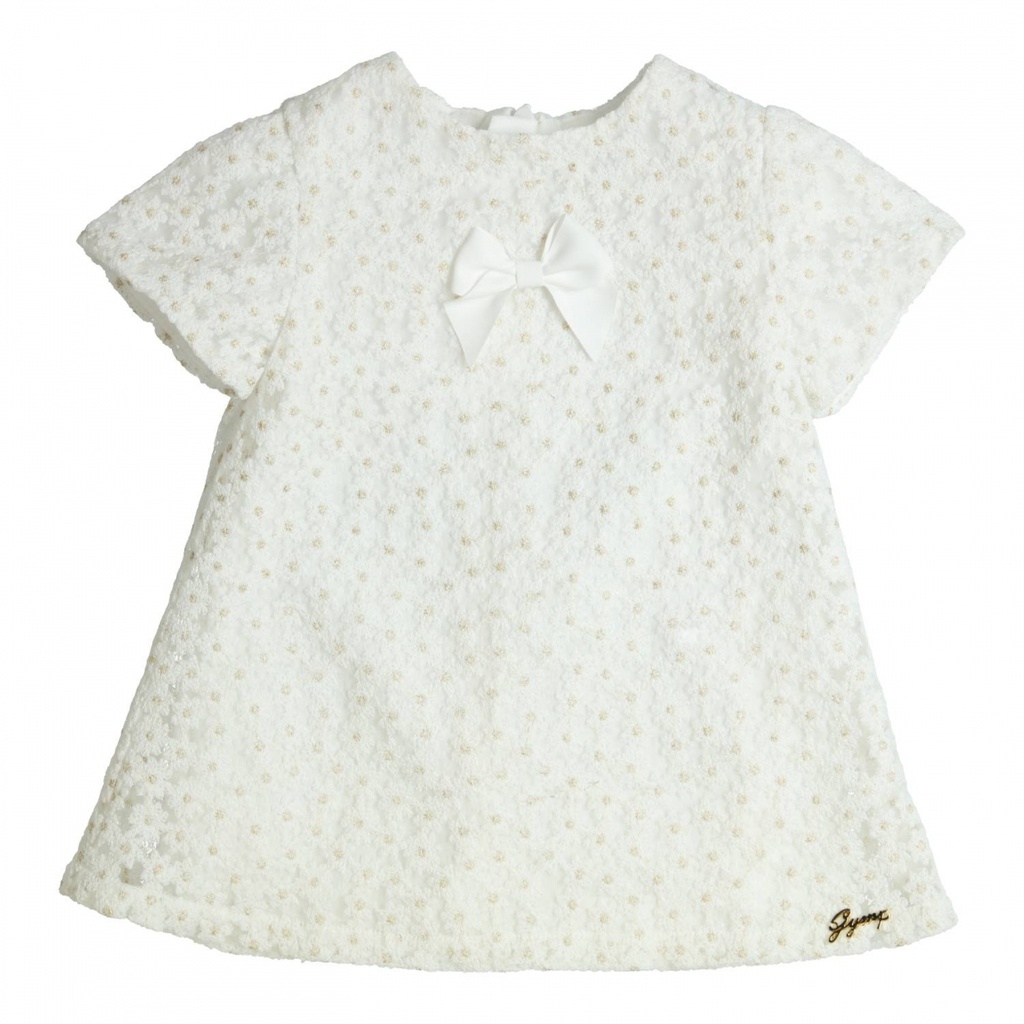 Dress Hase - Off White/Gold Strik