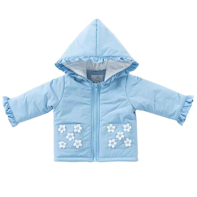 JACKET FLOWER - Blue/White