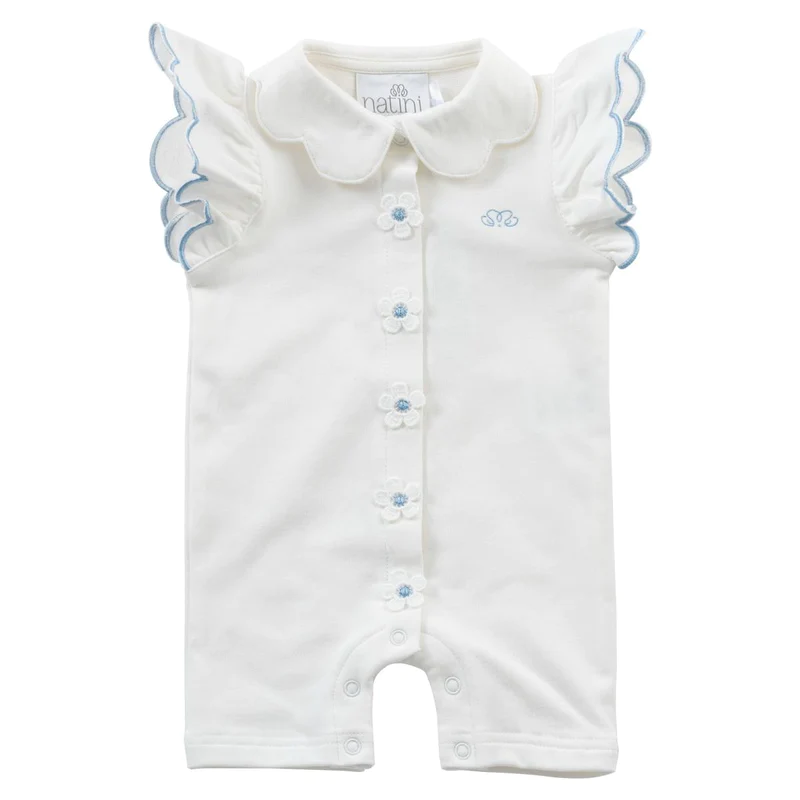 BODYSUIT FLOWERS WHITE