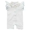 BODYSUIT FLOWERS WHITE