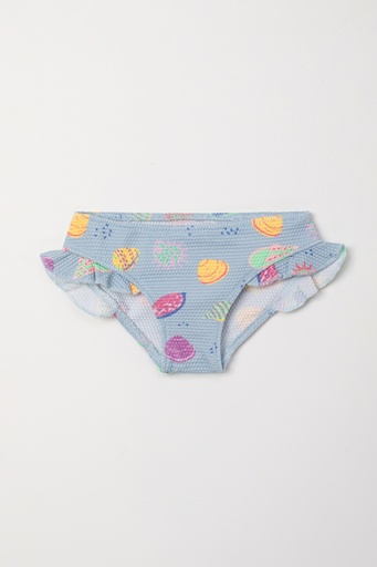 meisjes zwembroek, schelpen print