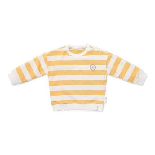 Farm Collection - trui sunny yellow stripes