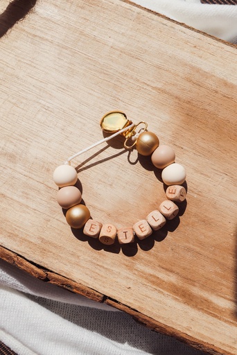Speenkoord basic goud - Model Estelle