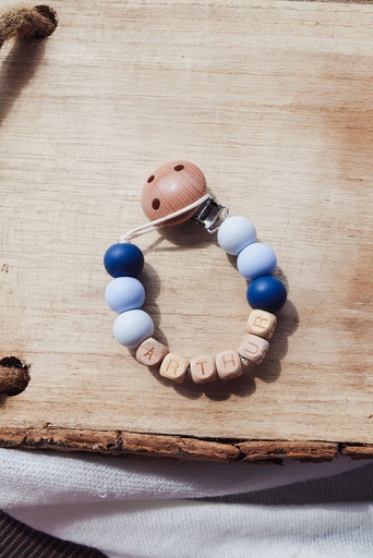 Speenkoord basic donkerblauw - Model Arthur