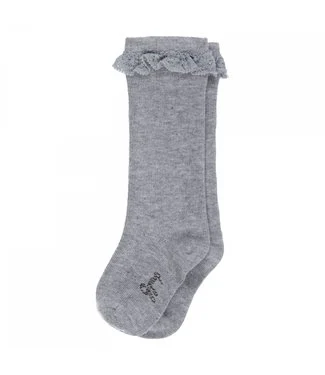 Knee socks Keit grey melange